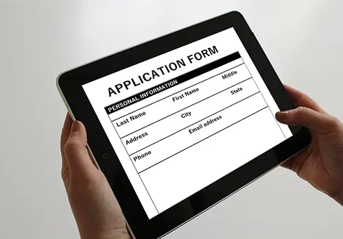 "Molina Application" On A Tablet