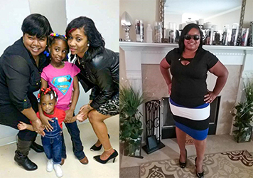 Laressia Cheevers Barlow takes photographs with family.