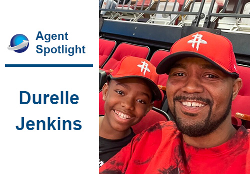 Durelle Jenkins is the featured agent spotlight.