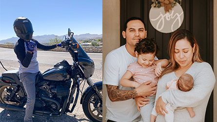 Jesse Zavala prioritizes spending time with his family.