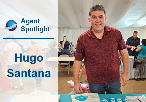 Hugo Santana is the subject of this month's agent spotlight.